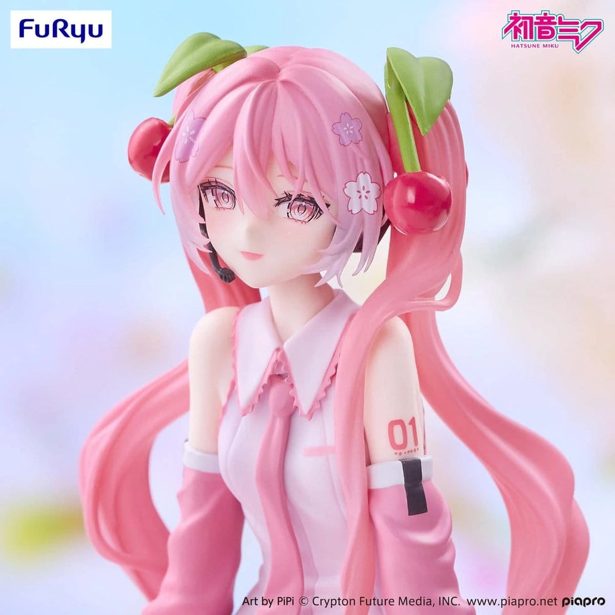 Hatsune Miku figurine PVC Noodle Stopper Sakura Miku 2026 Smile Ver. 14 cm - Image 2