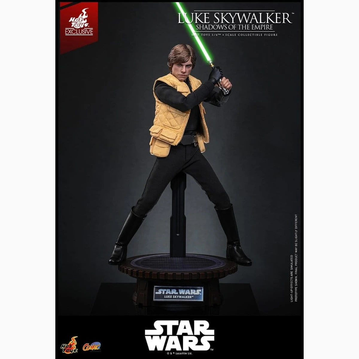 Star Wars Comic Masterpiece figurine 1/6 Luke Skywalker (Shadows Of The Empire) (Hot Toys Exclusive) 28 cm - Image 5