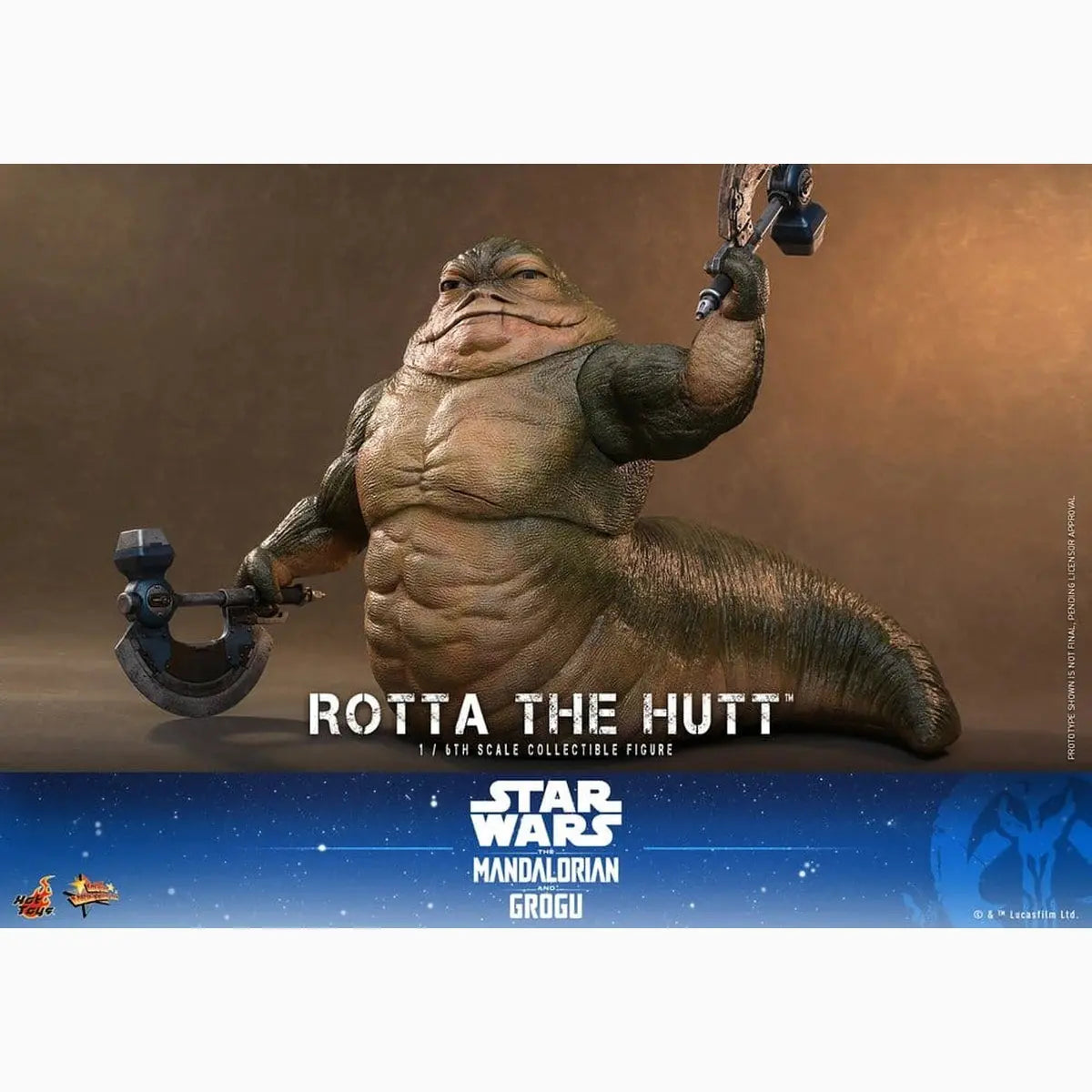 Star Wars Movie Masterpiece figurine 1/6 Rotta The Hutt 32 cm - Image 6