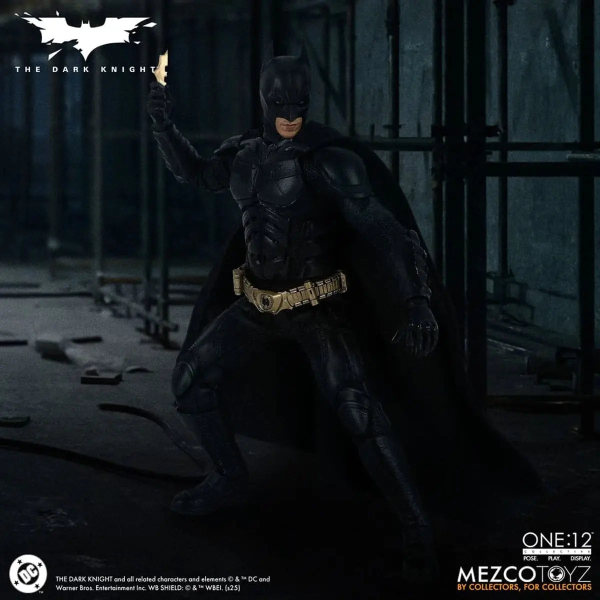 The Dark Knight : Le Chevalier noir figurine 1/12 Batman 17 cm - Image 6