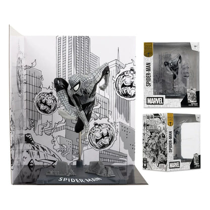 Marvel Collection statuette PVC 1/10 Spider-Man (Spider-Man #6)(Line Art)(Gold Label) 10 cm - Image 6