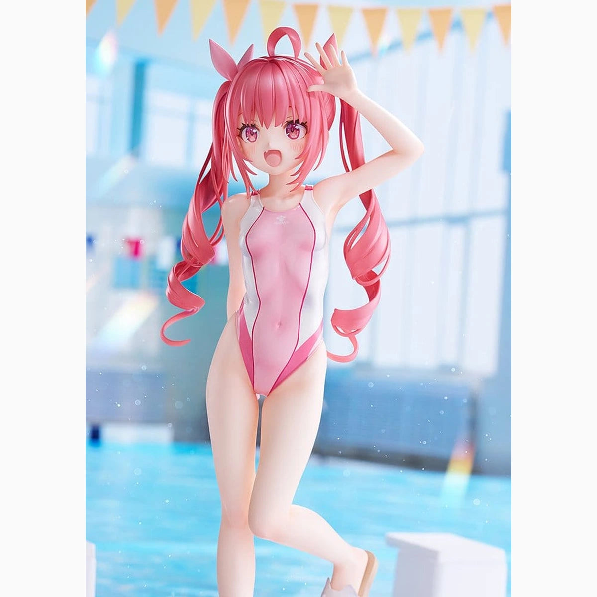 Original Character figurine PVC 1/7 Swimsuit Silhouette Watora Swimsuit Ver. design Kani biimu 23 cm - Image 4