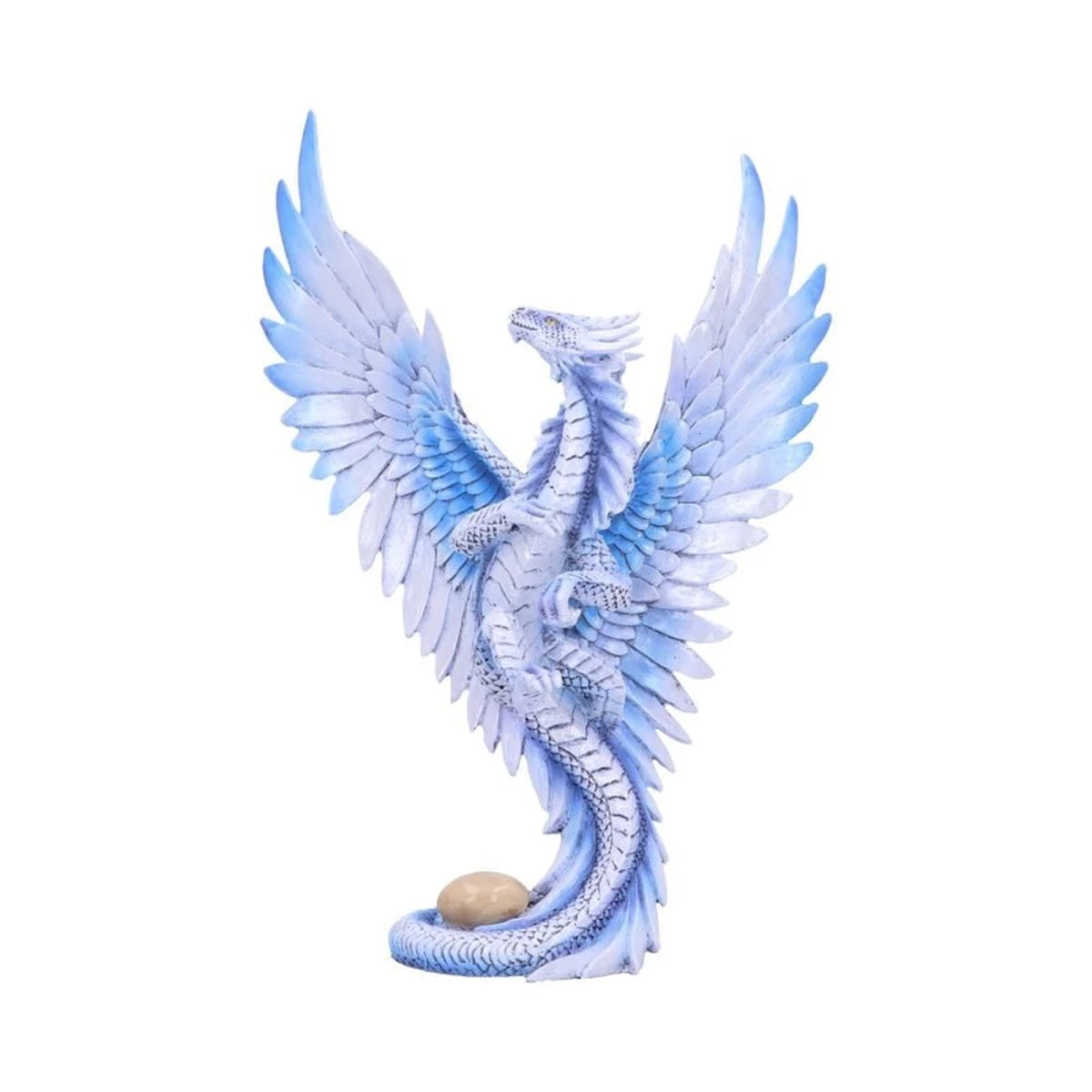 Dragons Statue Adult Silver Dragon 31,5Cm - Image 1