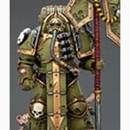 Warhammer 40,000 figurine Death Guard Plague Marine Icon bearer with Boltgun and Plague knife 12 cm - Image 2