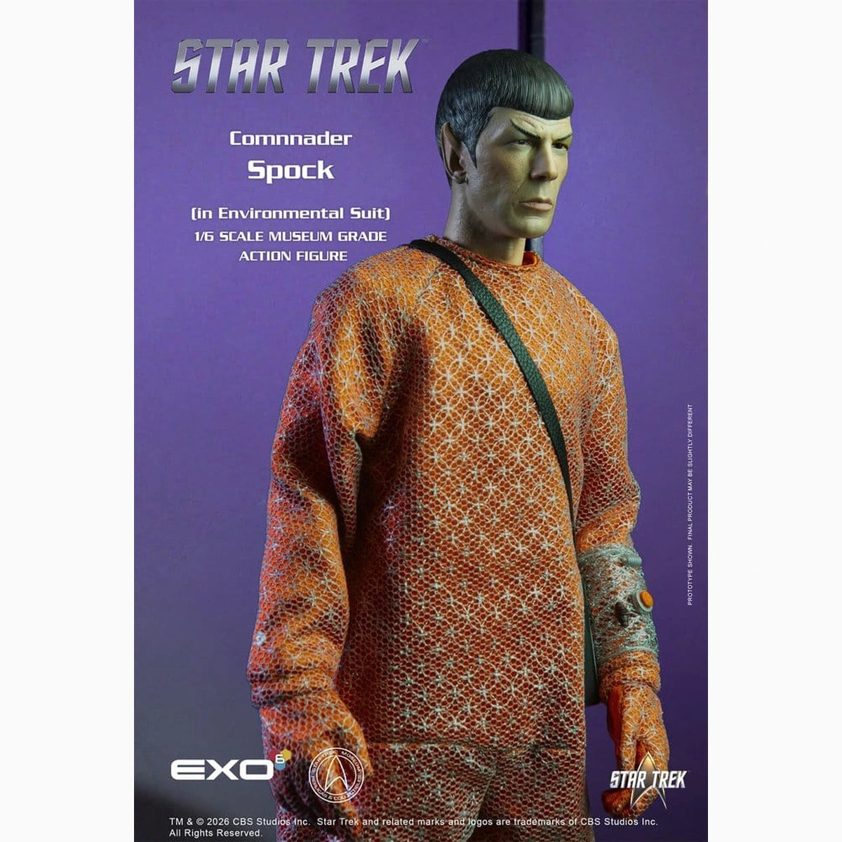 Star Trek Figurine 1/6 Spock (en combinaison environnementale) 30 cm - Image 6