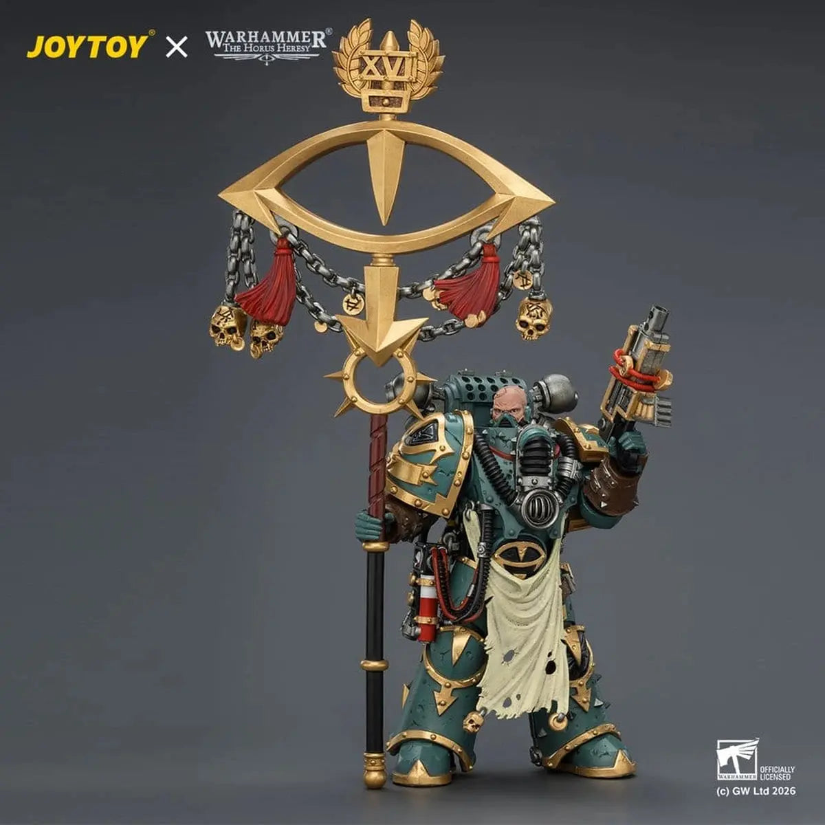 Warhammer figurine Sons of Horus Maloghurst the Twisted, the Warmaster's Equerry 13 cm - Image 5