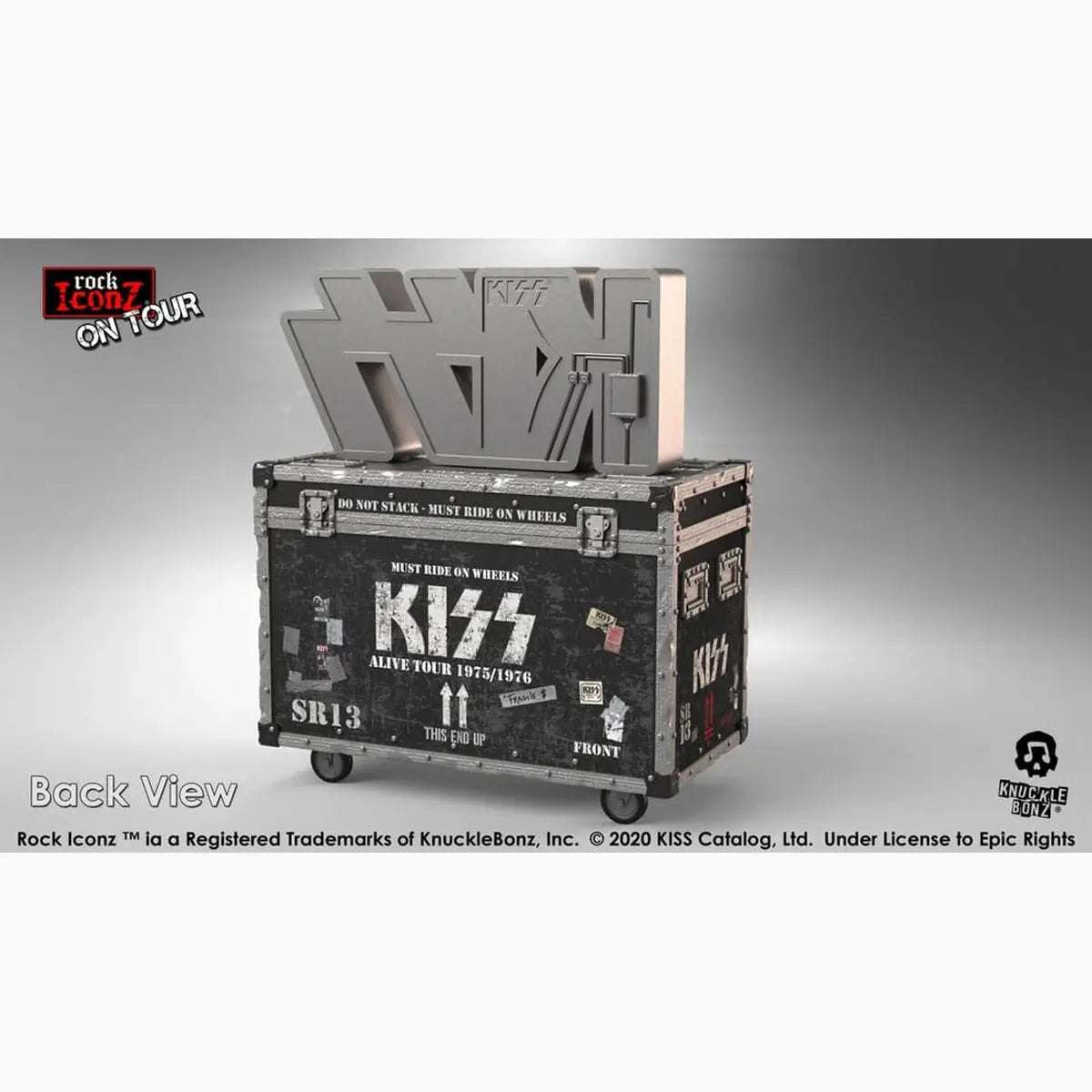 Kiss statuette Rock Ikonz On Tour caisse de tournée + décor de scène Alive! Tour - Image 5
