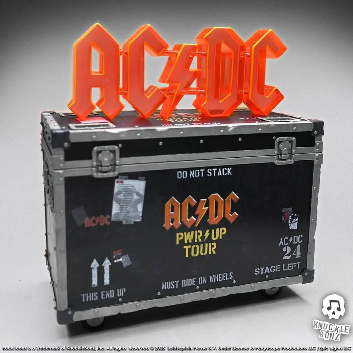 AC/DC statuette Rock Ikonz On Tour PWR UP Tour Road Case - Image 1