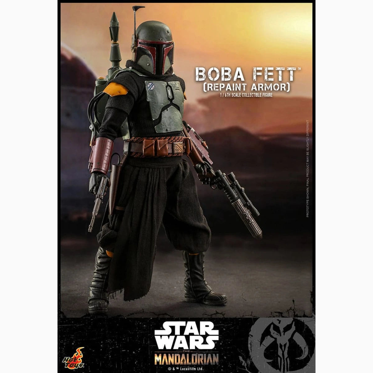 Star Wars: The Mandalorian figurine 1/6 Boba Fett Repaint Armor Special Edition 30 cm - Image 3