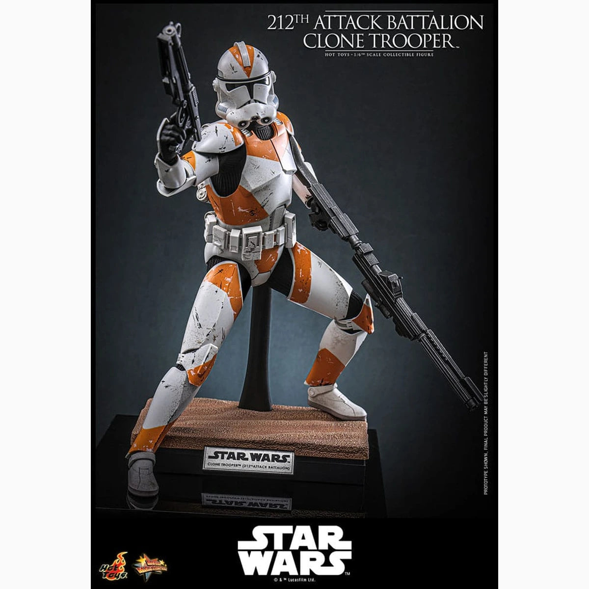 Star Wars: The Clone Wars figurine 1/6 212th Attack Battalion Clone Trooper 30 cm - Image 5