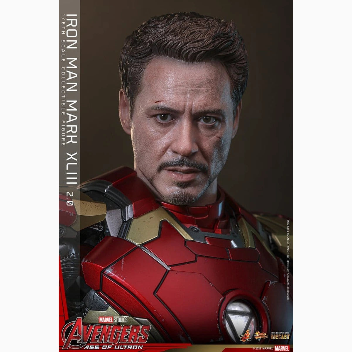 Avengers : L'Ère d'Ultron figurine Movie Masterpiece Diecast 1/6 Iron Man Mark XLIII (2.0) 32 cm - Image 6