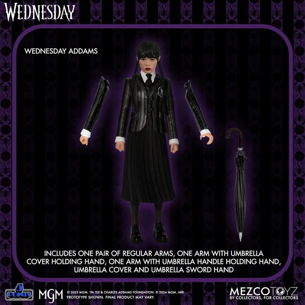 Wednesday figurines 5 Points Wednesday & Enid Boxed Set 10 cm - Image 5