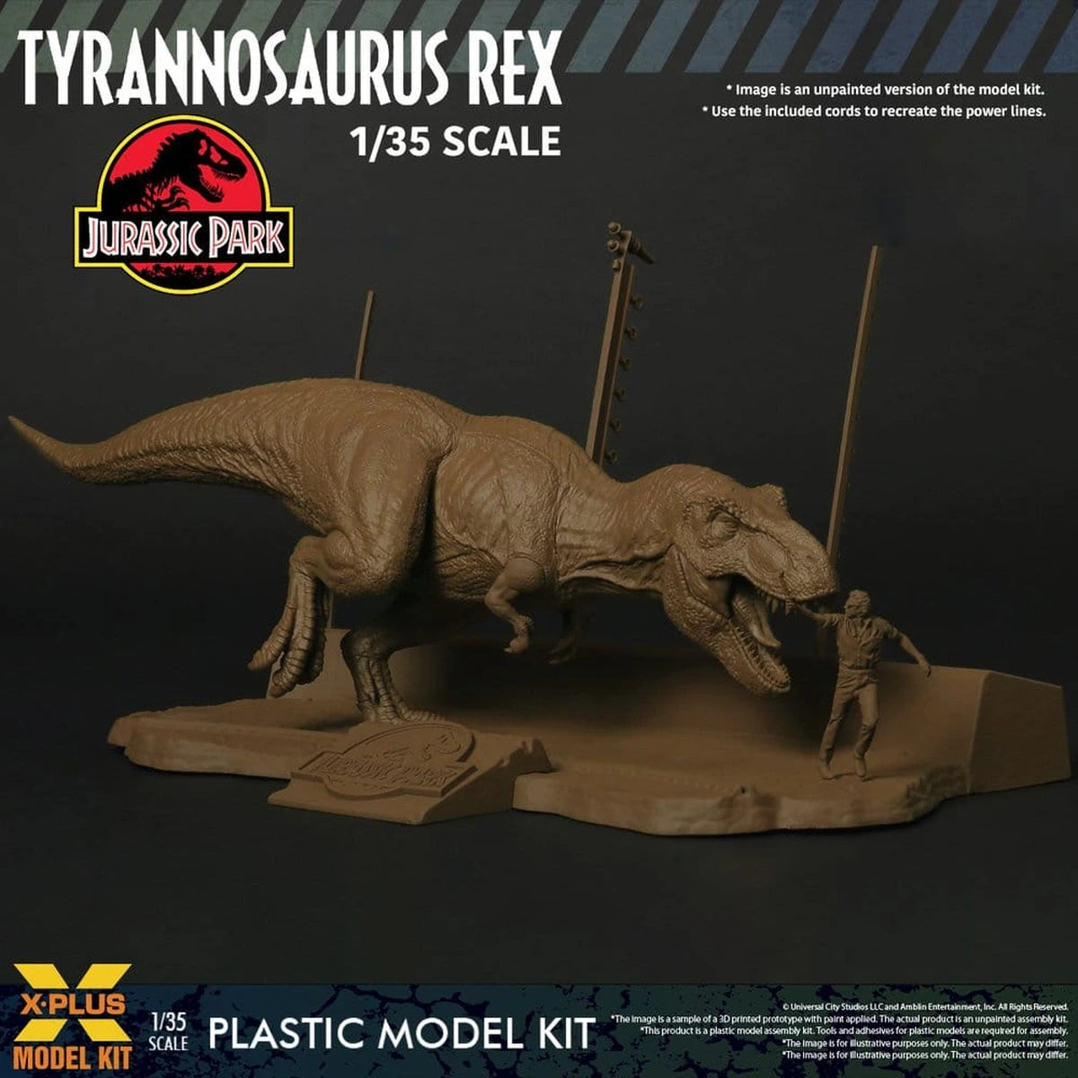 Jurassic Park figurine Plastic Model Kit 1/35 Tyrannosaurus Rex 42 cm - Image 6