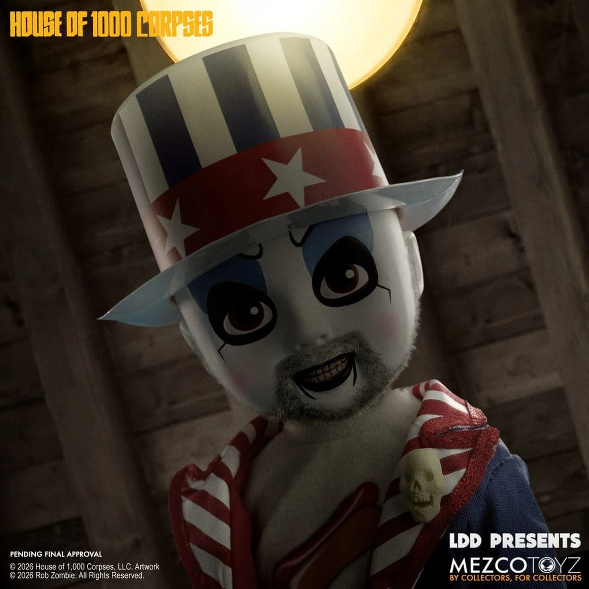La Maison des mille morts LDD Presents poupée Captain Spaulding 25 cm - Image 4