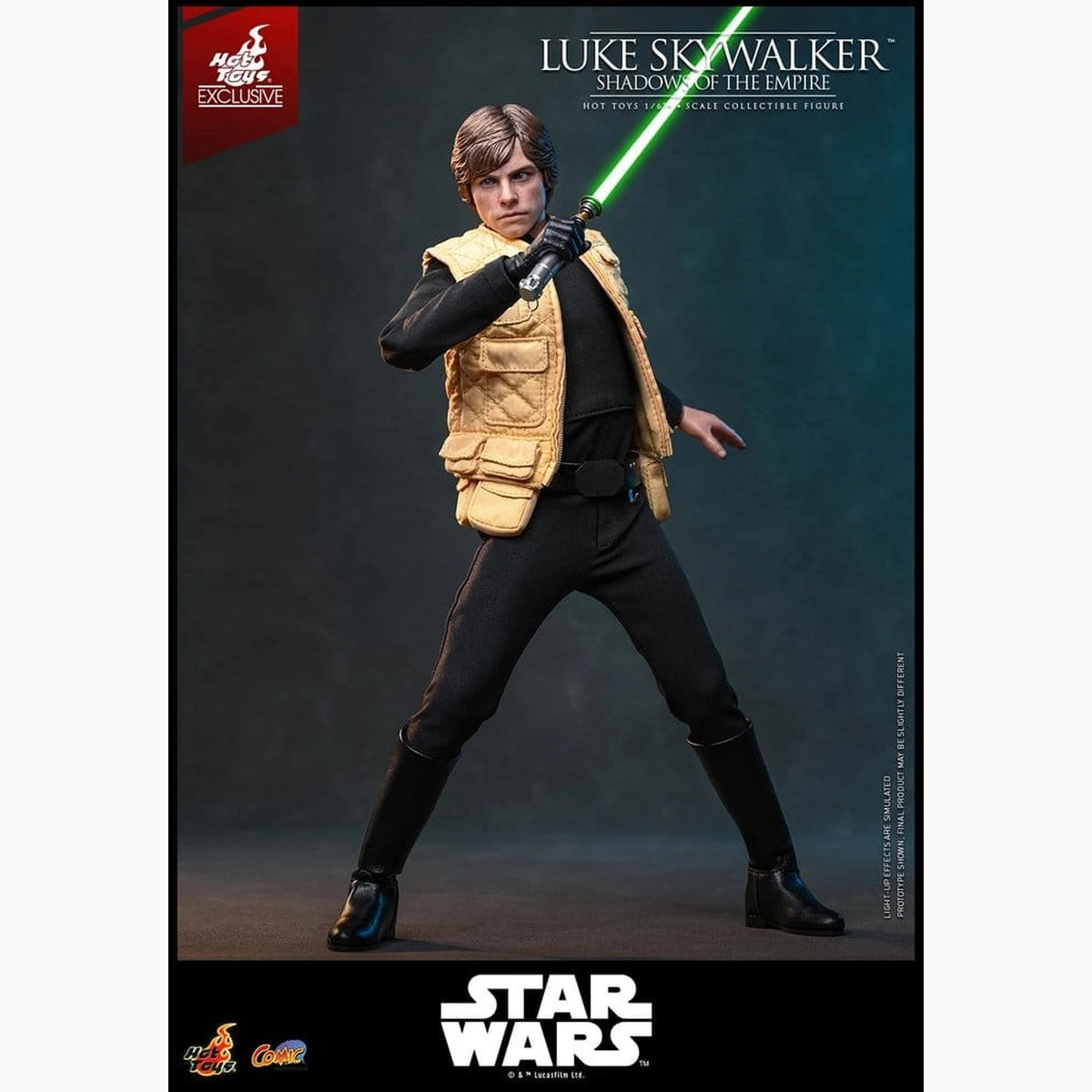 Star Wars Comic Masterpiece figurine 1/6 Luke Skywalker (Shadows Of The Empire) (Hot Toys Exclusive) 28 cm - Image 6