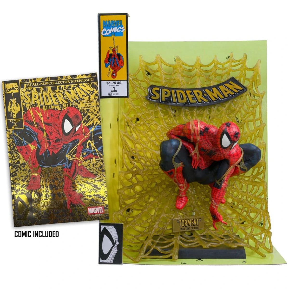 Marvel Collection statuette PVC 1/6 Spider-Man (Spider-Man # 1) (Gold Edition) (Gold Label) 15 cm - Image 4