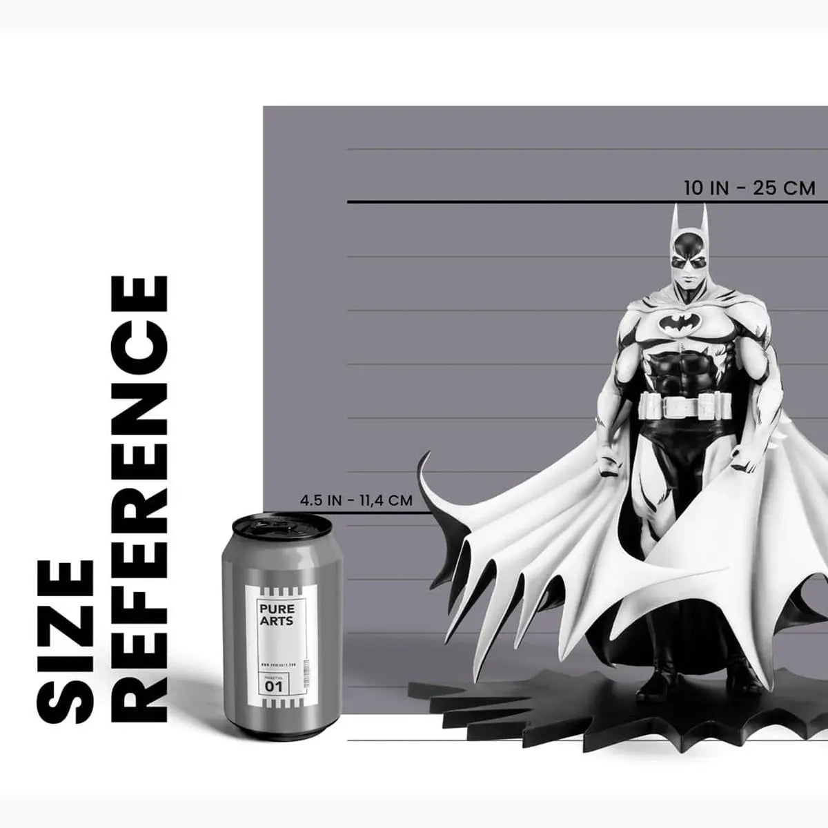 Batman PX statuette PVC 1/8 SDCC 2024 Batman Black & White Version 27 cm - Image 4