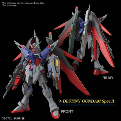 Gundam Gunpla HG 1/144 258 Destiny Gundam Spec II & Zeus Silhouette - Image 2