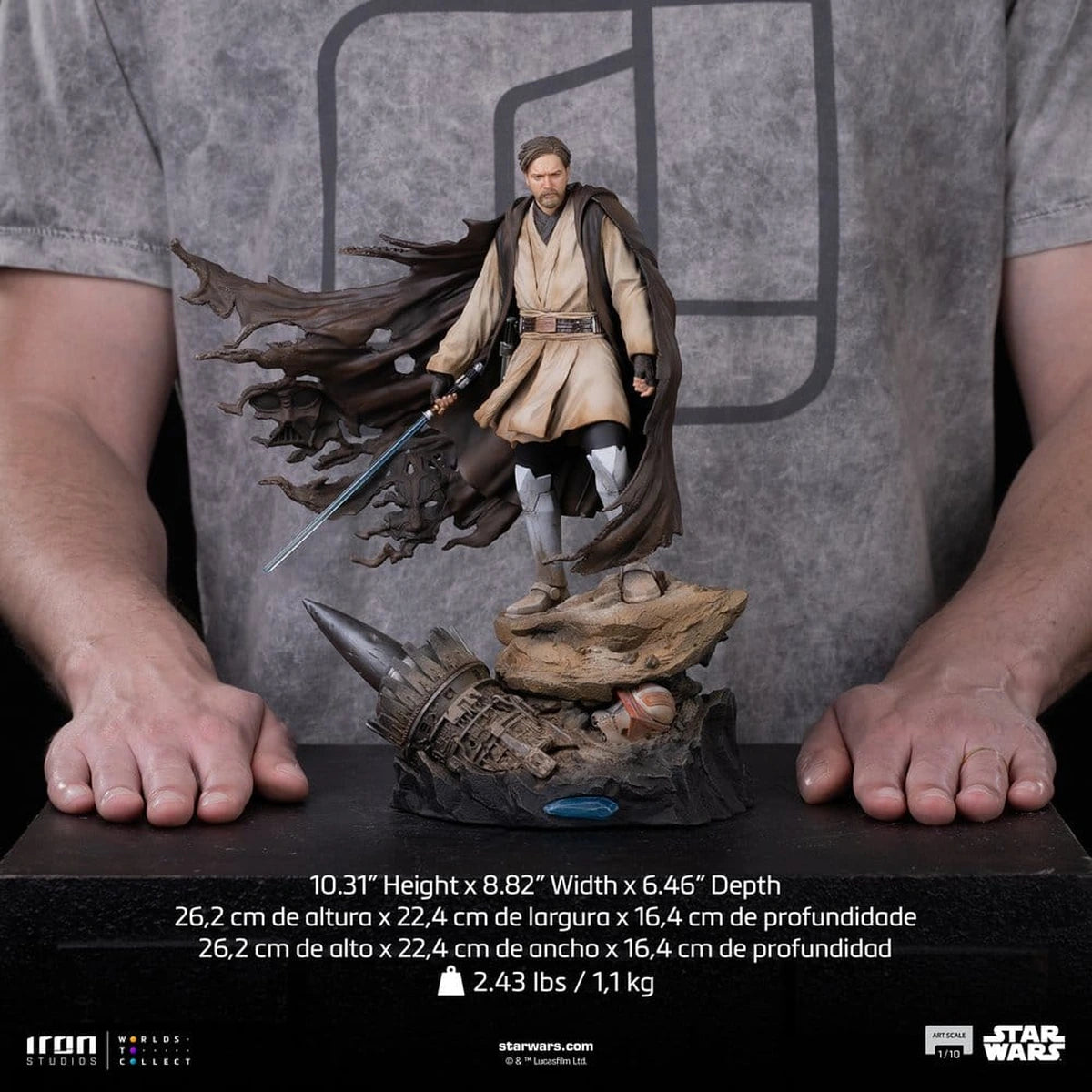 Star Wars statuette 1/10 Art Scale Obi-Wan Signatures 26 cm - Image 4