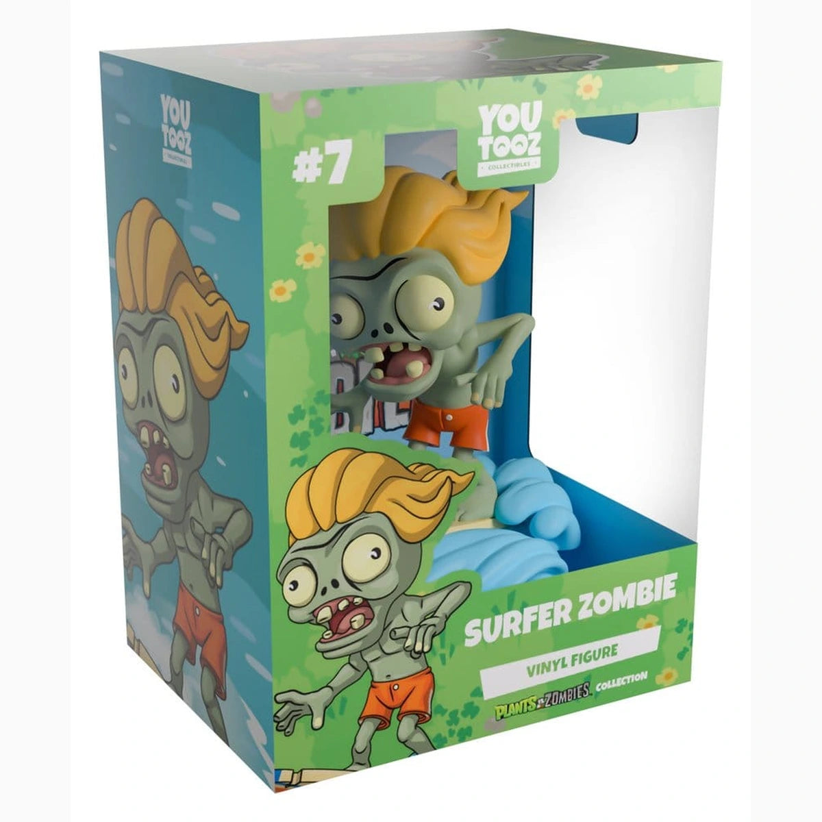 Plants vs. Zombies figurine Vinyl Surfer Zombie 10 cm - Image 1