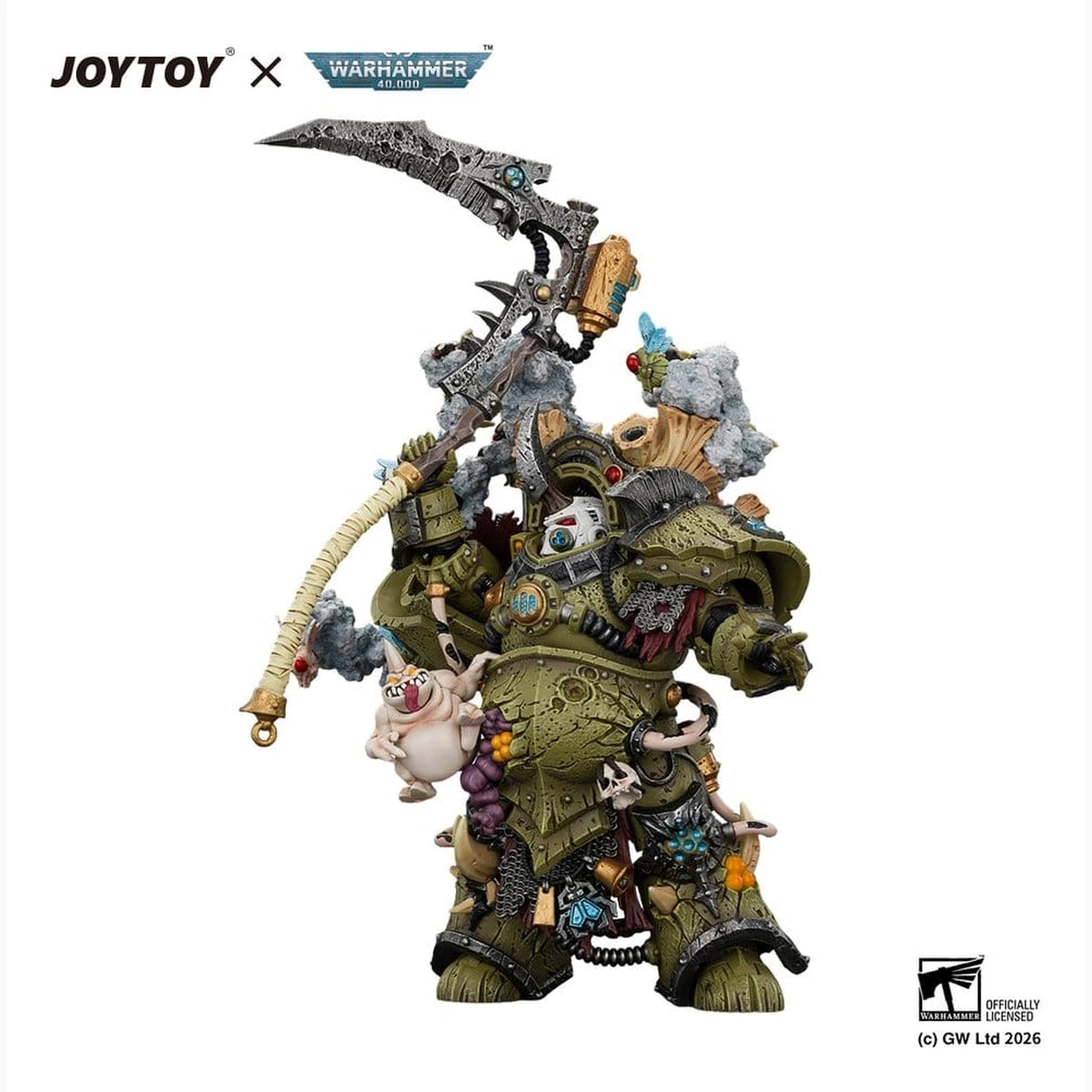 Warhammer figurine Death Guard Typhus Herald of the Plague God 15 cm - Image 1