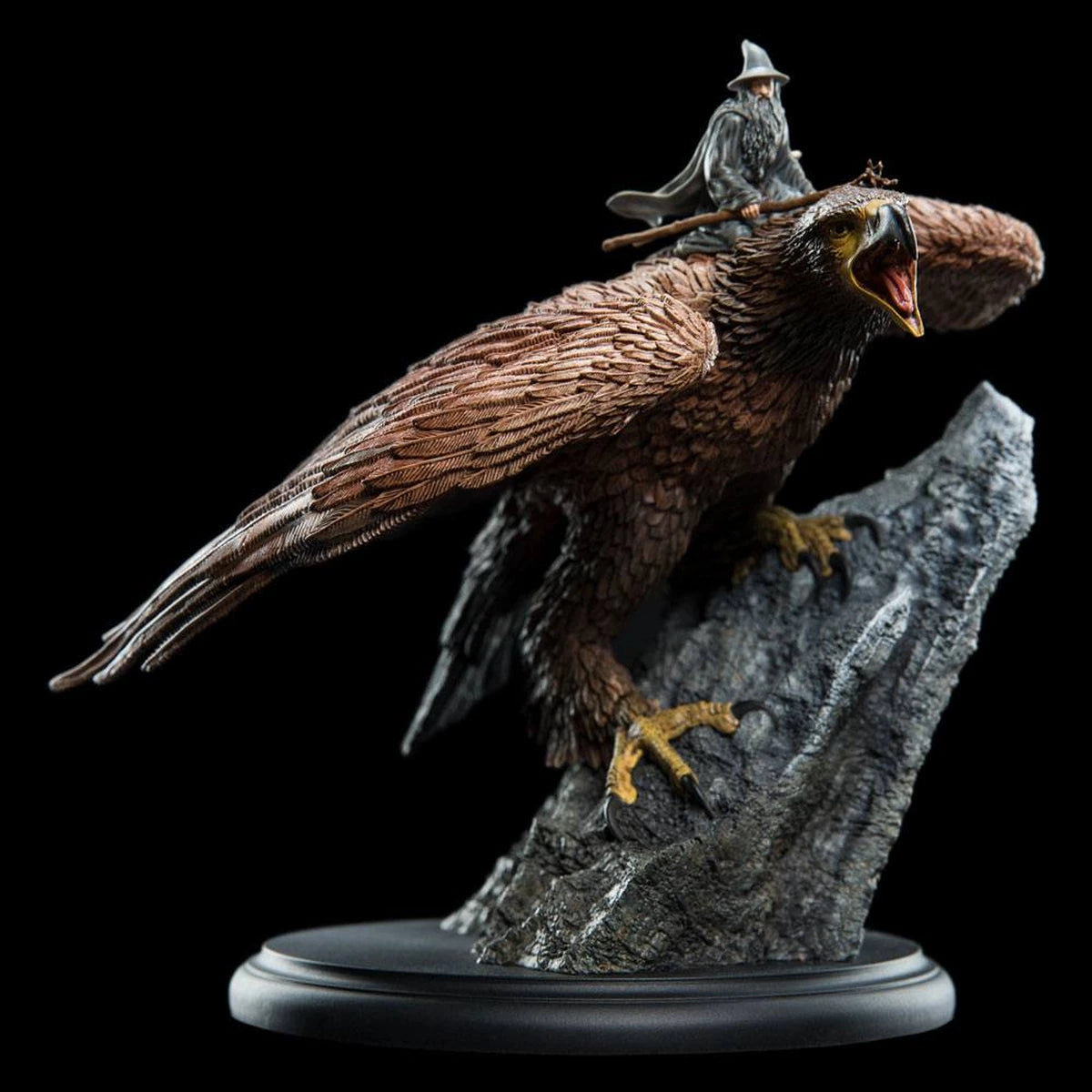 Le Seigneur des Anneaux statuette Gandalf on Gwaihir 15 cm - Image 1