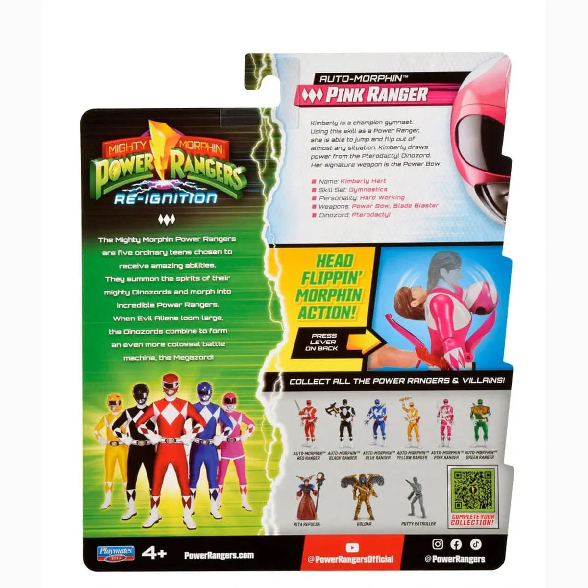 Power Rangers Figurine Auto-Morphin Pink Ranger 12 cm - Image ajoutée 12