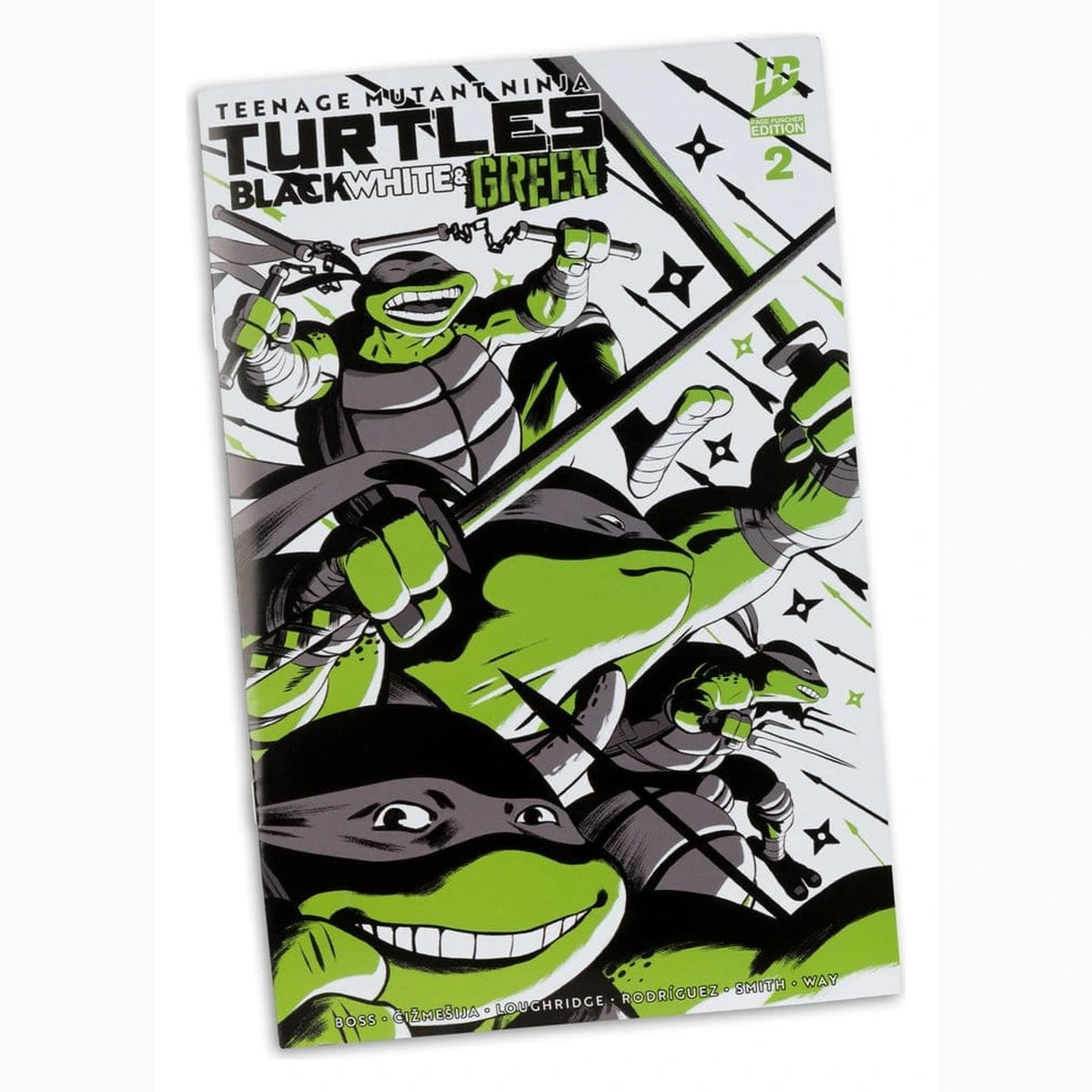 Tortues Ninja Page Punchers figurine Michelangelo (Black White & Green) (Red Platinum Edition) 13 cm - Image 7