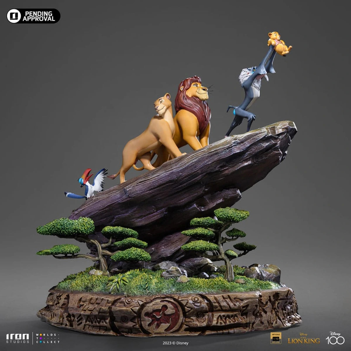 Disney statuette 1/10 Deluxe Art Scale Le Roi lion 34 cm - Image 3