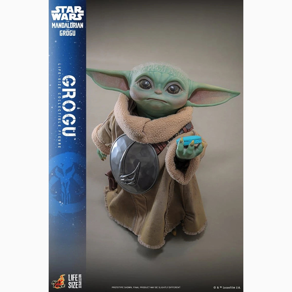 Star Wars: The Mandalorian & Grogu figurine taille réelle Grogu 38 cm - Image 5