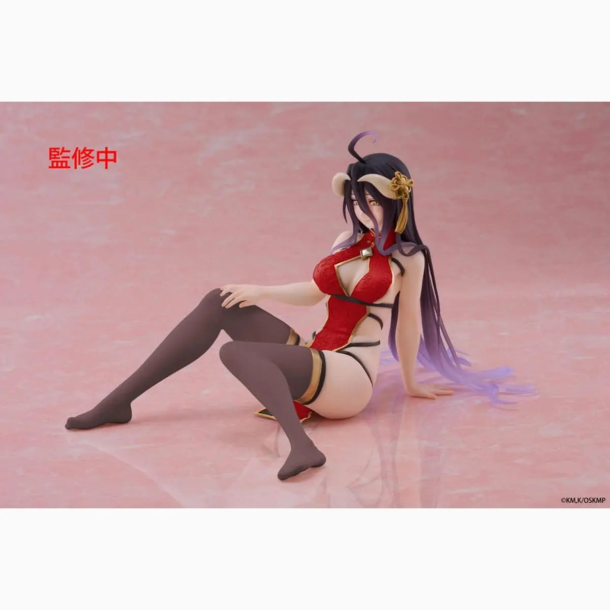 Overlord statuette PVC Desktop Cute Figure Albedo Chinese Dress Ver. Renewal 13 cm - Image 4