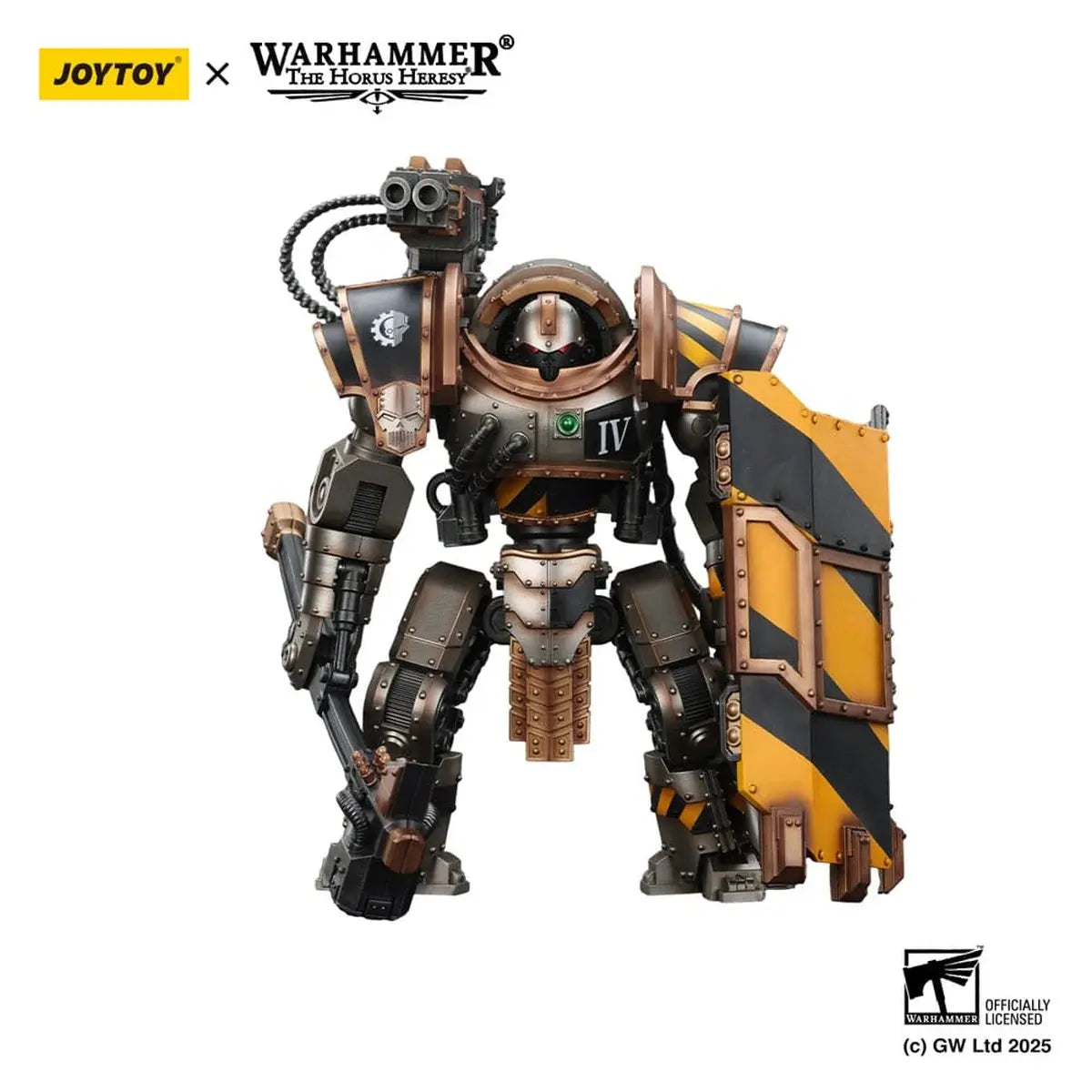 Warhammer The Horus Heresy figurine Iron Warriors Iron Circle Domitar-Ferrum Class Battle-automata with Karceri Battle Shield 24 cm - Image 3