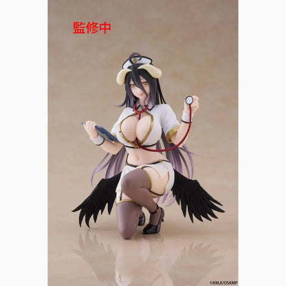 Overlord statuette PVC Desktop Cute Figure Albedo Nurse Ver. Renewal 13 cm - Image 4