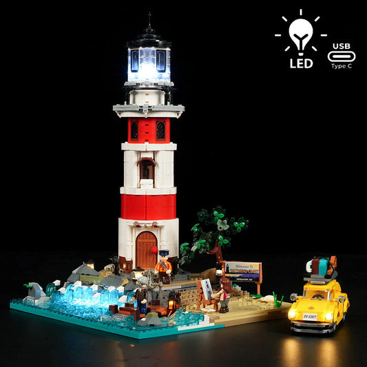Lumibricks Road Trip 18007 Sunrise Lighthouse - Image 1