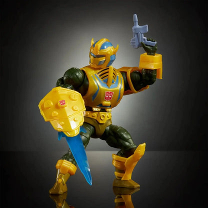Masters of the Universe x Transformers figurine Bumblebee Armor Man-At-Arms heo European Exclusive 14 cm - Image 5