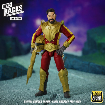 Hero H.A.C.K.S. Core figurine 1/18 Heroes and Villains Wave 1 Stellar Guard: Cosmic Defender of Accord - Image 6