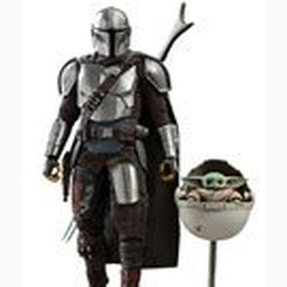 Star Wars The Mandalorian pack 2 figurines 1/6 The Mandalorian & The Child Deluxe 30 cm - Image 2