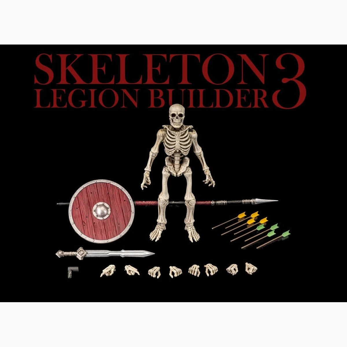 Mythic Legions: Reinforcement 3 figurine Skeleton Legion Builder 3 - Image 1