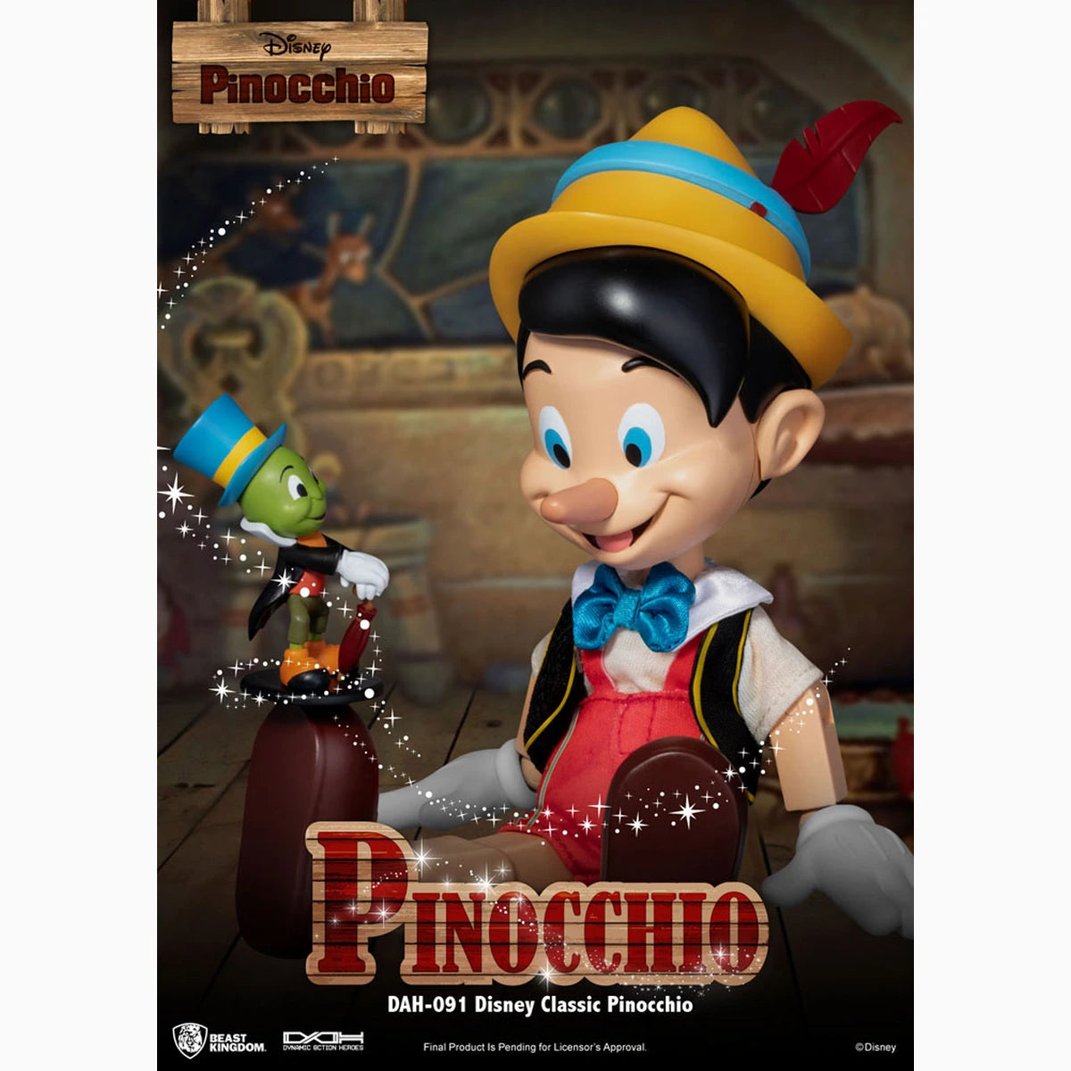 Disney Classic figurine Dynamic Action Heroes 1/9 Pinocchio 18 cm - Image 6