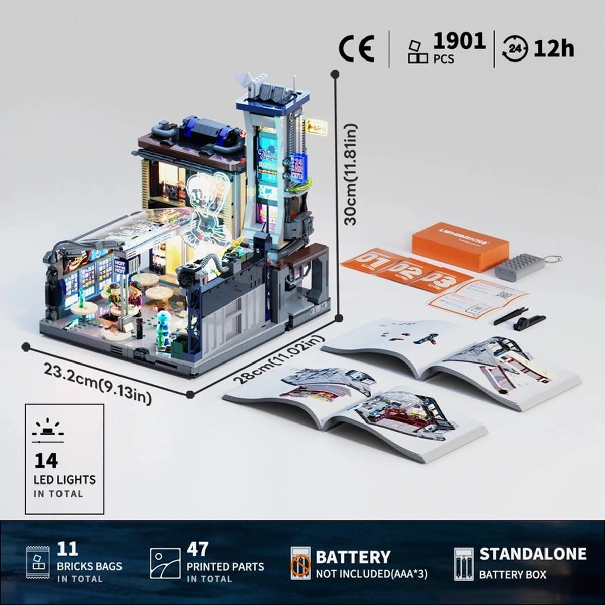 Lumibricks Blade Runner 23004 Street Market - Image 4