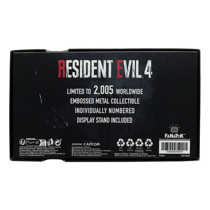 Resident Evil 4 réplique 1/1 Metal Exclusive Upgrade Ticket - Image 5