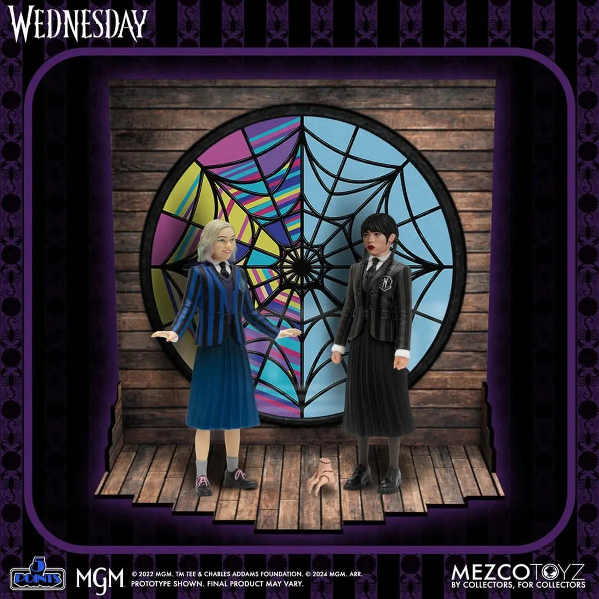 Wednesday figurines 5 Points Wednesday & Enid Boxed Set 10 cm - Image 1