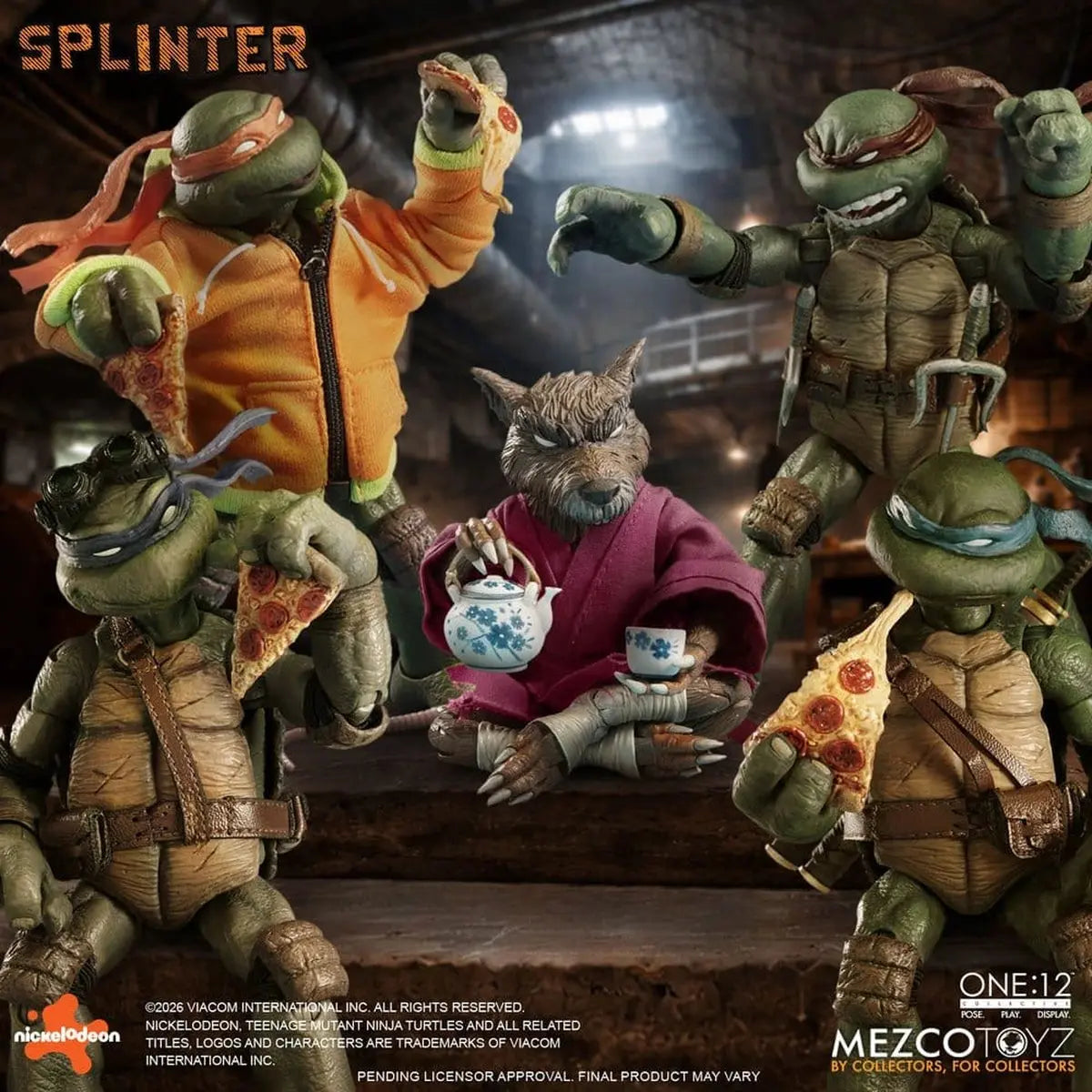 Tortues Ninja One:12 Collective figurine 1/12 Splinter 17 cm - Image 4