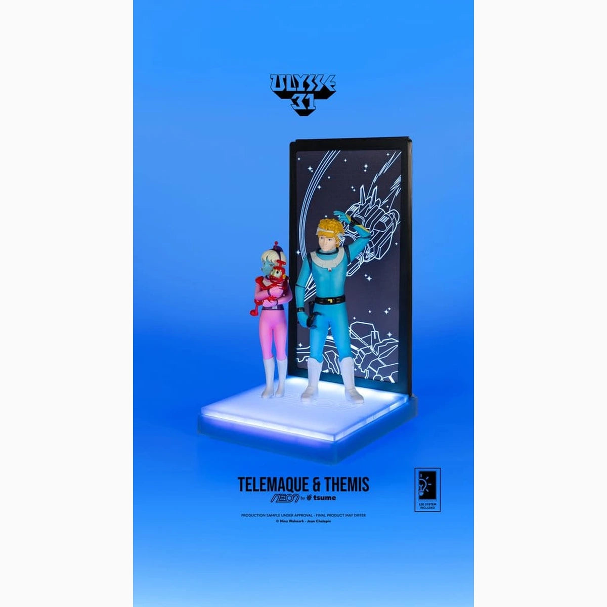 Ulysse 31 Neon figurine 1/9 Telemachus & Themis 20 cm - Image 6