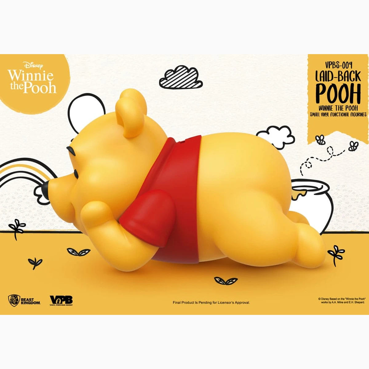 Winnie The Pooh Small Vinyl Piggy Bank tirelire Décontracté Winnie 26 cm - Image 4