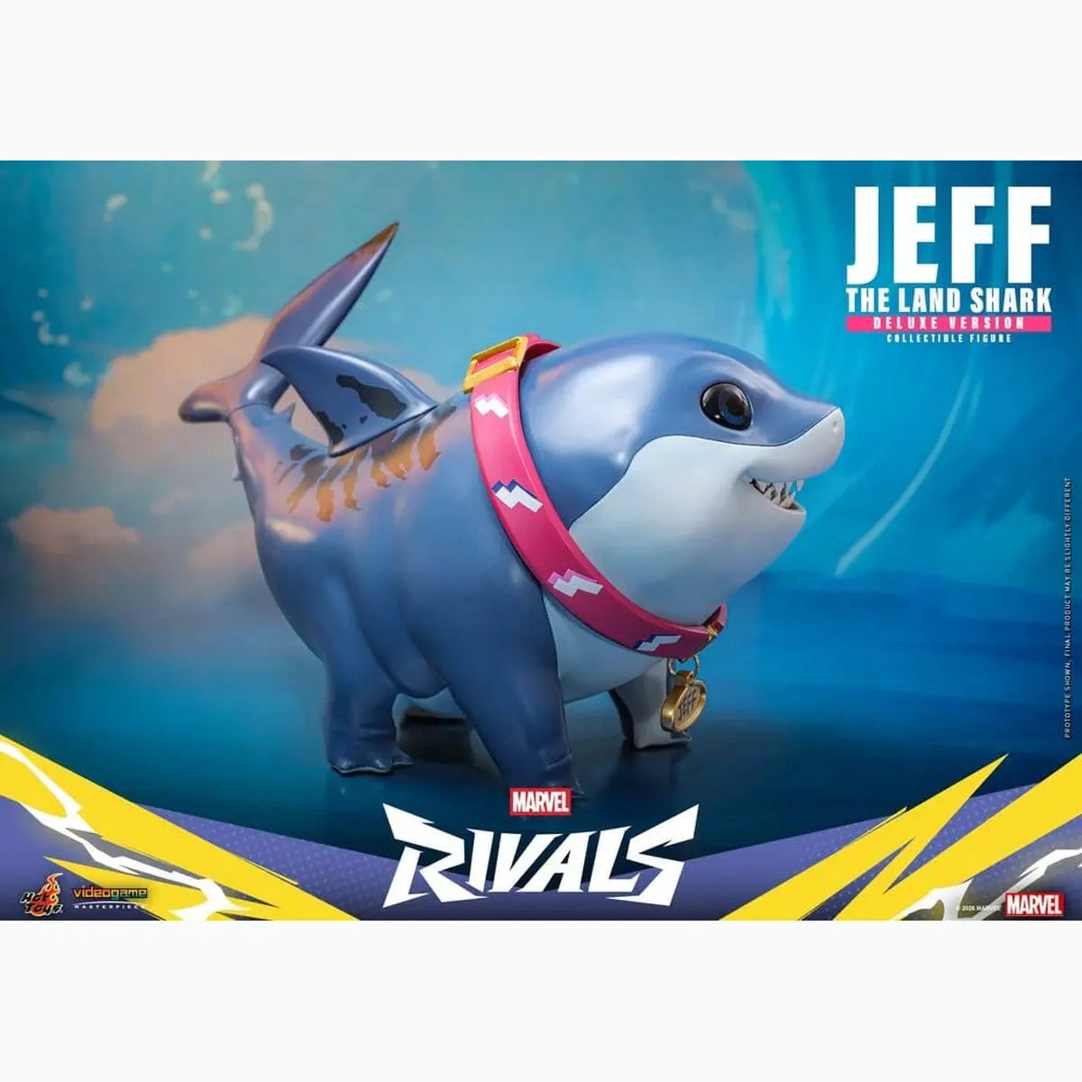 Marvel Rivals Videogame Masterpiece Series Figurine d'action Jeff the Land Shark 11 cm - Image 3