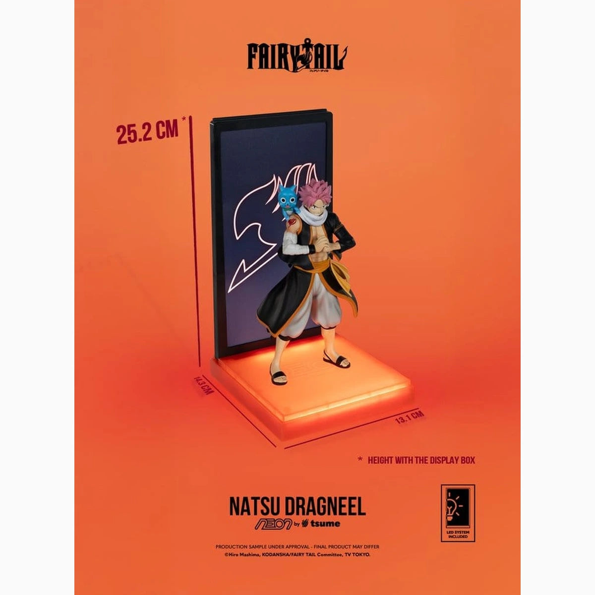 Fairy Tail Neon figurine 1/9 Natsu Dragneel 25 cm - Image 6