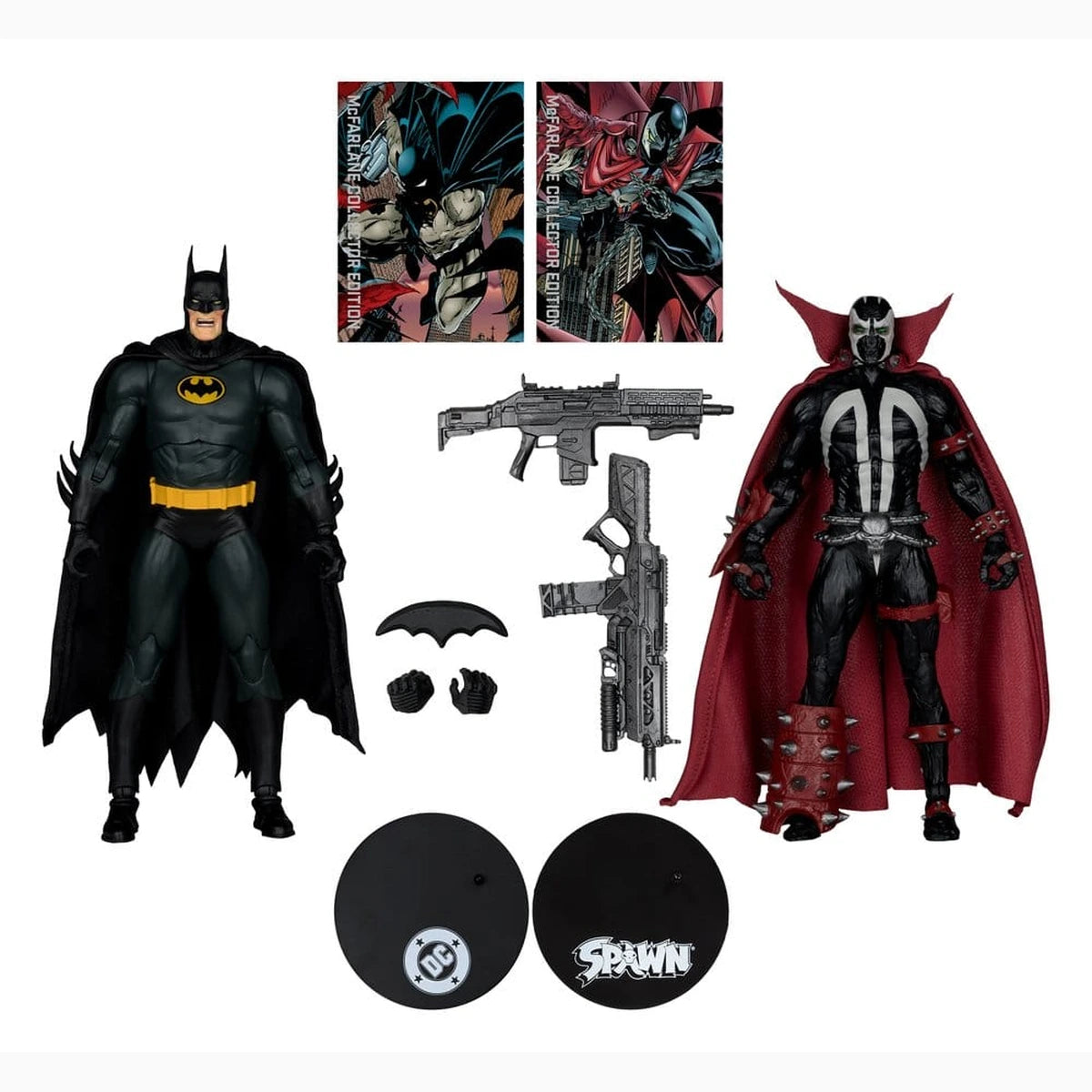 DC Multiverse McFarlane Collector Edition pack de 2 figurines Batman & Spawn (Gold Label) 18 cm - Image 5