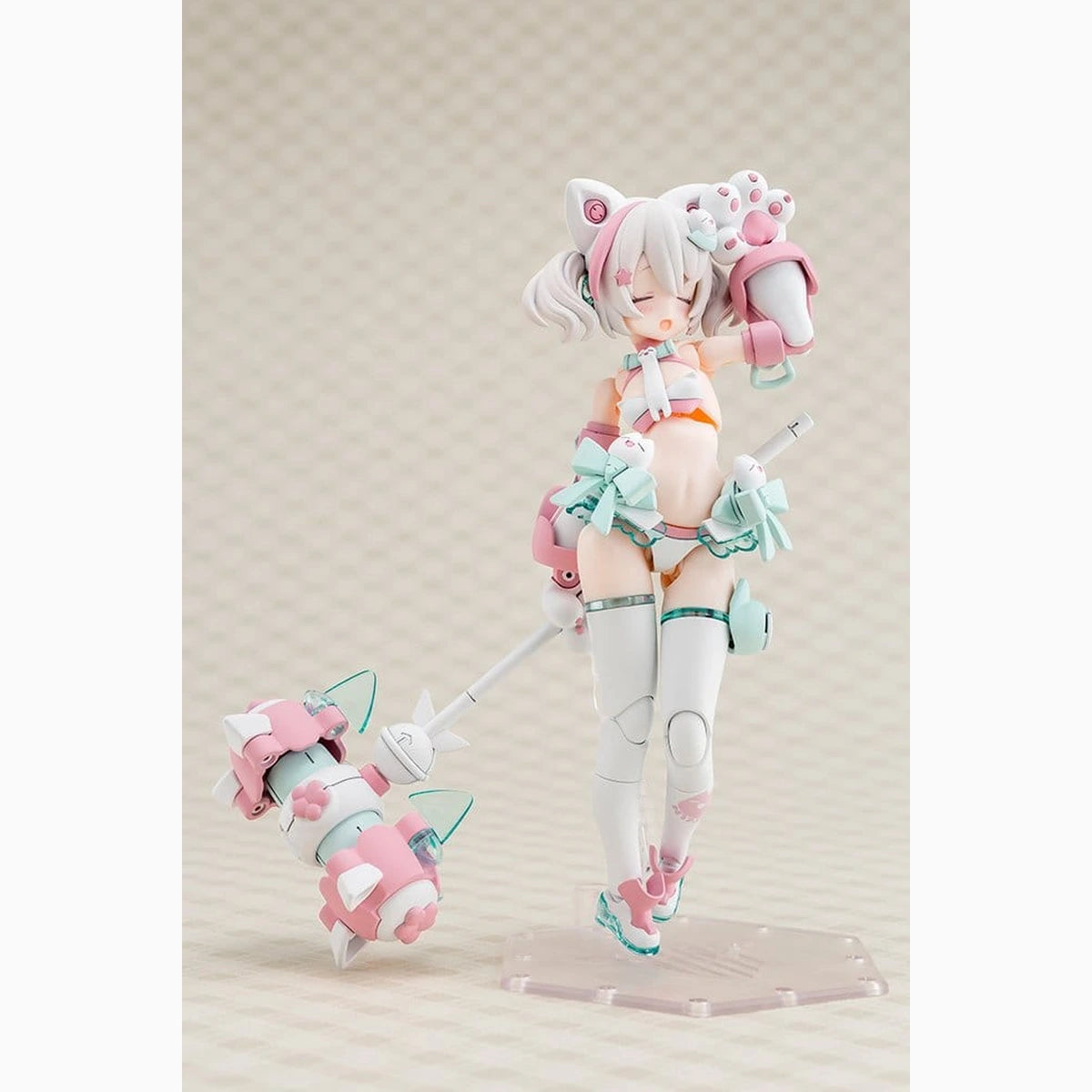 Megami Device Plastic Model Kit 1/1 Puni Mofu Shiro Mao 14 cm - Image 5