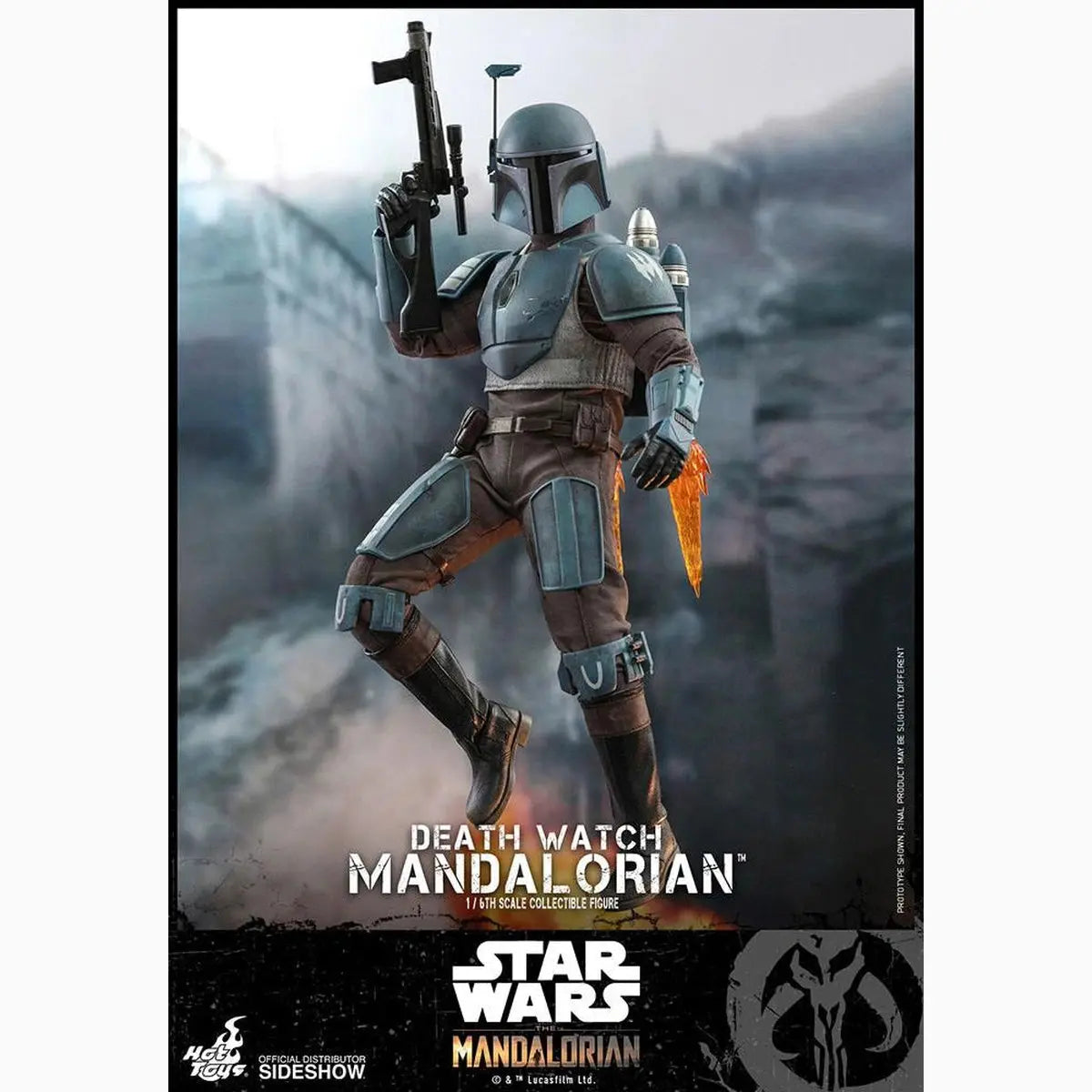 Star Wars The Mandalorian figurine 1/6 Death Watch Mandalorian 30 cm - Image 4